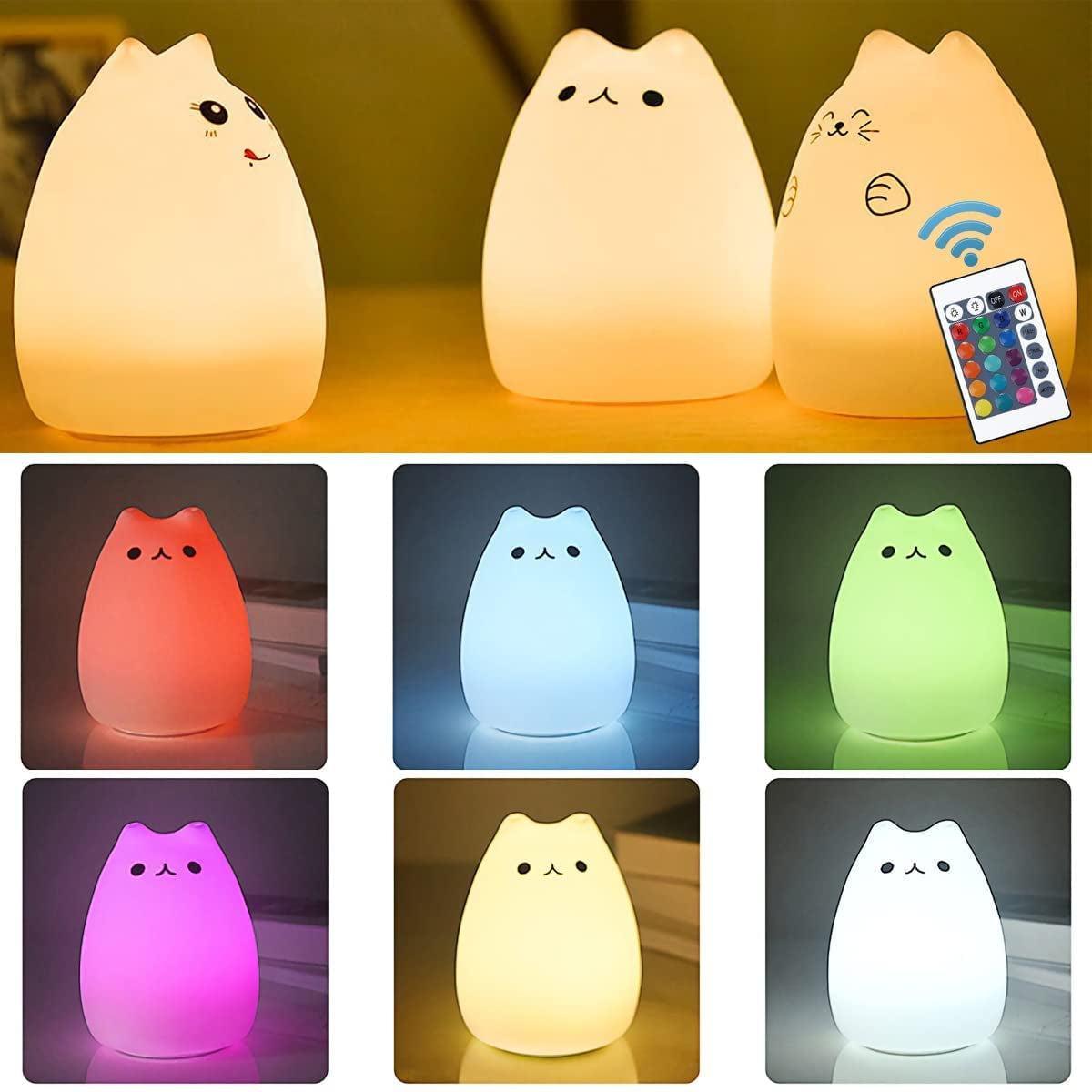 Cute cat lamp